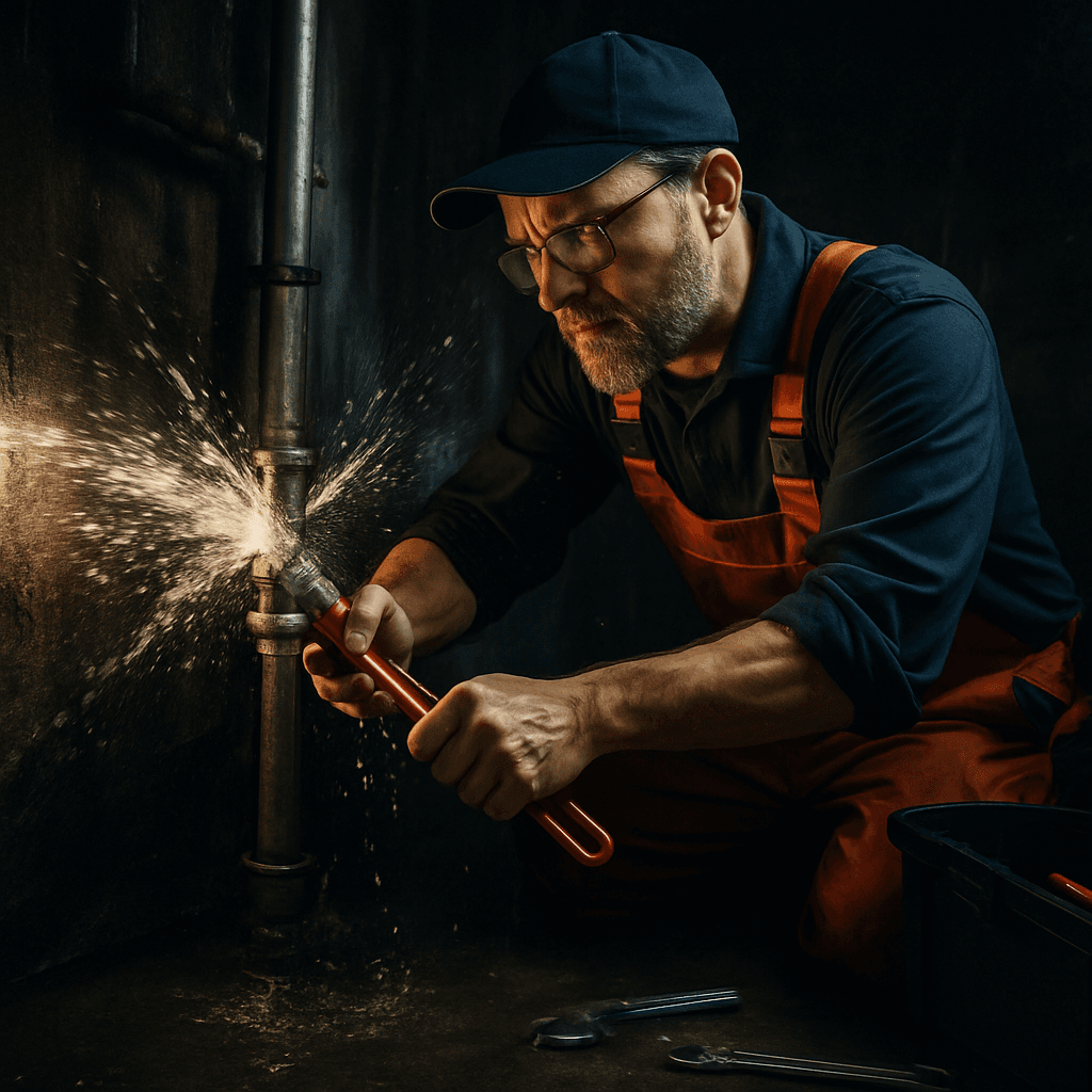 Professional plumber